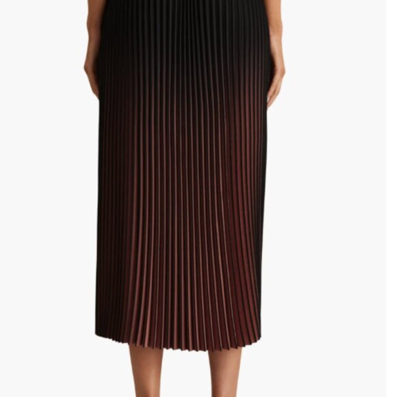 Reiss Marlie Ombré Pleated Skirt - Picture 2 of 6